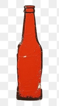 PNG Beer bottle drink art. 