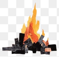 PNG Bonfire art fireplace electronics. AI generated Image by rawpixel.