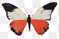 PNG Minimal simple butterfly art animal insect. AI generated Image by rawpixel.