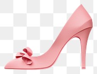 PNG Pink woman shoes footwear elegance clothing. 