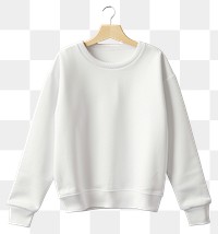 PNG Sweatshirt blouse white coathanger