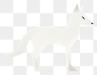 PNG Polar fox animal mammal white. 