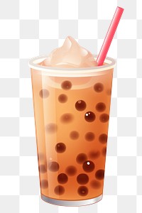 PNG Bubble tea drink refreshment milkshake. 