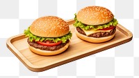 PNG Burger food tray  