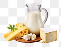 PNG Milk jug cheese dairy. 