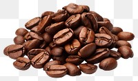 PNG Coffee beans coffee white background coffee beans. 