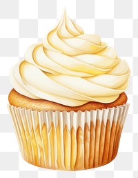 PNG  Cupcake dessert cream food. 