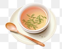 PNG Traditional Chinese tea saucer spoon plate. AI generated Image by rawpixel.