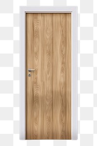 PNG  Door wood architecture thermometer. 