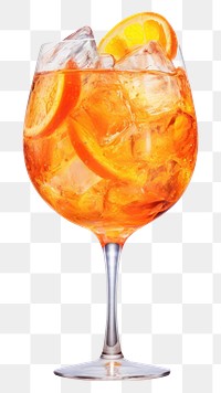 PNG Glass cocktail spritz drink