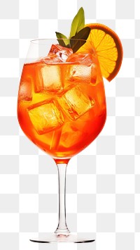 PNG Glass cocktail spritz drink. 