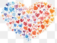 PNG Heart backgrounds white background creativity. AI generated Image by rawpixel.