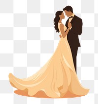 PNG Marriage fashion wedding dress. AI generated Image by rawpixel.