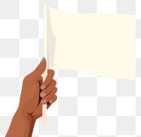 PNG Paper hand flag activity. AI generated Image by rawpixel.