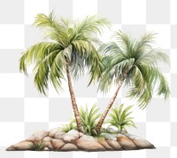 PNG Palm tree outdoors nature plant. 