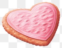 PNG Cookie dessert shape heart. 