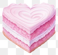 PNG Cake dessert icing heart. 