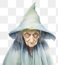 PNG Cunning witch portrait drawing female. 