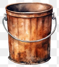 PNG Bucket white background container cylinder. AI generated Image by rawpixel.
