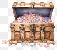 PNG Treasure chest treasure container letterbox. AI generated Image by rawpixel.