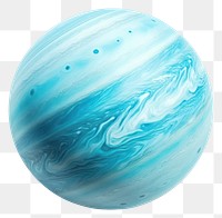 PNG Uranus sphere planet space. AI generated Image by rawpixel.