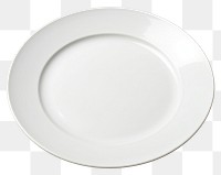 PNG White plain plate porcelain platter saucer. AI generated Image by rawpixel.