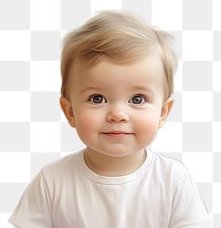 PNG Baby portrait photo  