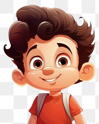 PNG Cartoon portrait white background photography. AI generated Image by rawpixel.