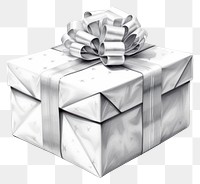 PNG A christmas present white gift white background. AI generated Image by rawpixel.