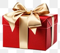 PNG A christmas present gift white background celebration