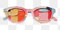 PNG Sunglasses art accessories creativity. AI generated Image by rawpixel.