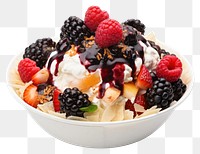 PNG Bingsoo dessert sundae berry. 