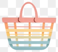 PNG Flat shopping basket handbag accessories accessory. 