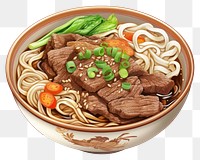 PNG Noodle dish bowl food. AI generated Image by rawpixel.