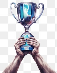 PNG Trophy person adult hand. AI generated Image by rawpixel.