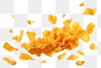 PNG Corn flakes snack food white background