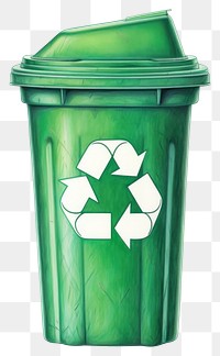 PNG Recycling symbol green  