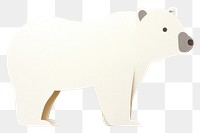PNG Bear mammal animal representation. AI generated Image by rawpixel.