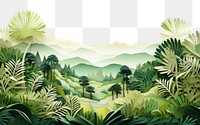 PNG Landscape jungle backgrounds vegetation outdoors. 