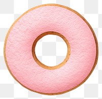 PNG Donut food text white background. AI generated Image by rawpixel.