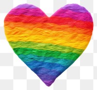 PNG Heart shape LGBTQ sign rainbow white background celebration. 