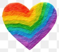 PNG Heart shape LGBTQ sign rainbow white background celebration. 