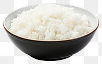 PNG Rice bowl white food. 