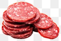 PNG Salami sausage meat food. 