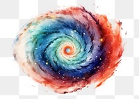 PNG Spiral universe nebula galaxy. AI generated Image by rawpixel.