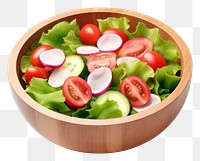 PNG Salad bowl tomato onion. AI generated Image by rawpixel.