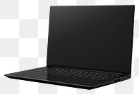 PNG Black laptop computer portability electronics. 