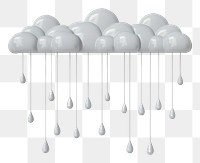 PNG  Grey rain colud white chandelier overcast. AI generated Image by rawpixel.