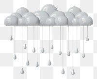 PNG Grey rain colud white chandelier overcast. 