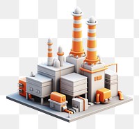 PNG Factory architecture white background miniature. 